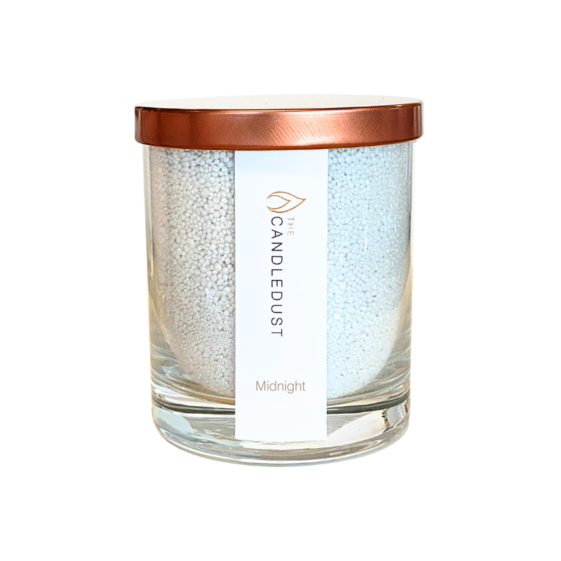 Powdered Candle in Glass - Midnight 160g 8 Powdered Candle in Glass - Midnight 160g - Billede 8