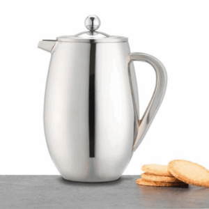 La Cafetière Silver Double Walled Insulated Eight Cup Coffee Maker - 1 Liter